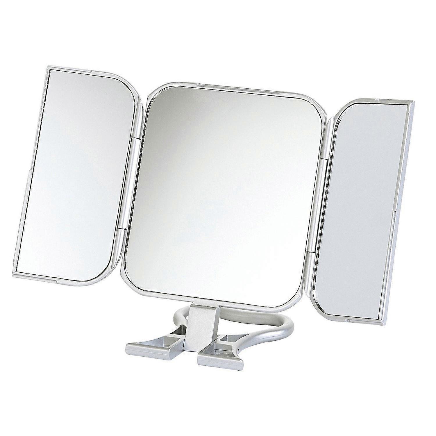Foldable Triple-Mode Travel Mirror