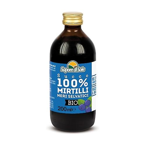 100% Wild Blueberry Juice 200 ml (Blueberries)