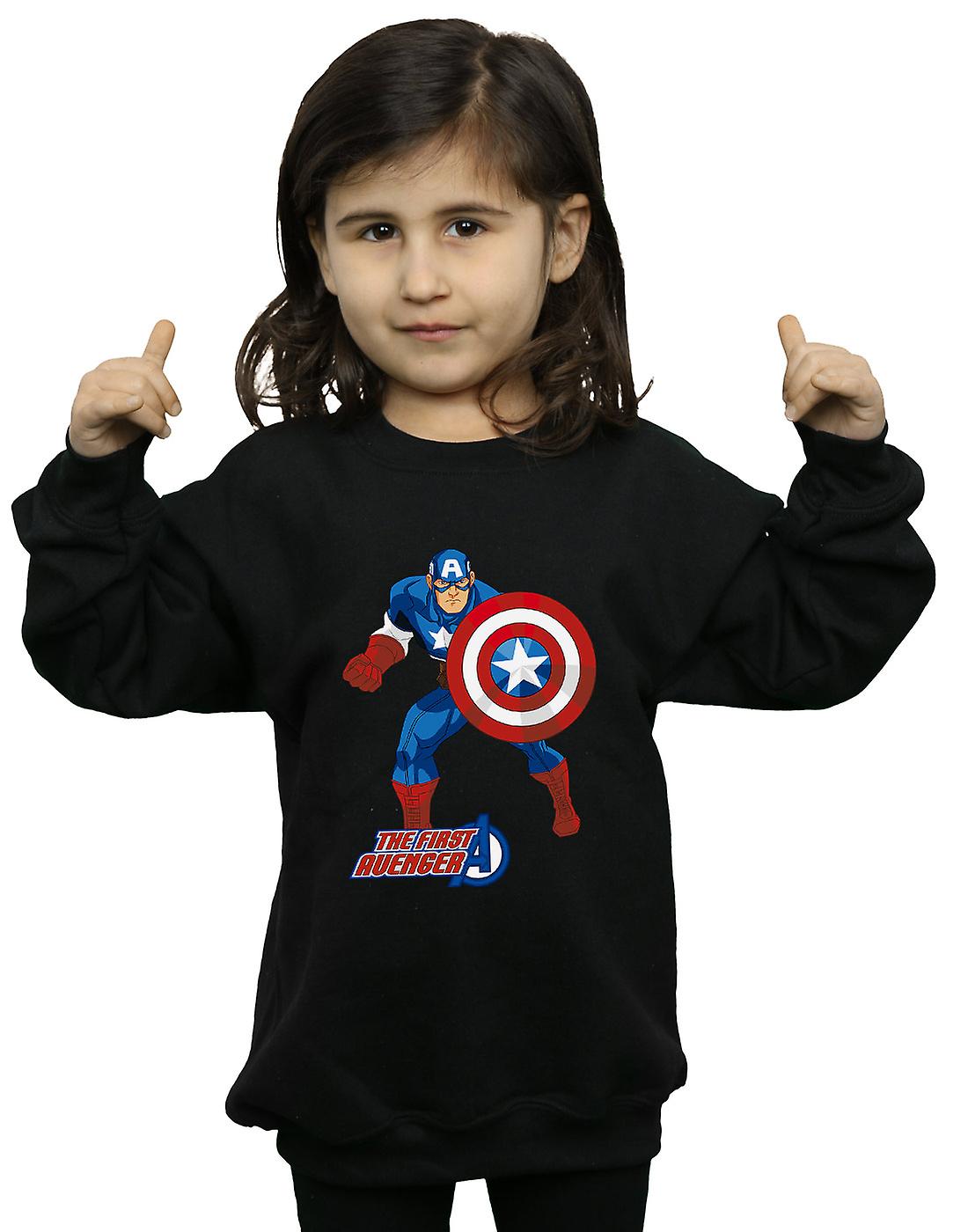 驚異の女の子キャプテン アメリカ最初アヴェンジャー トレーナー