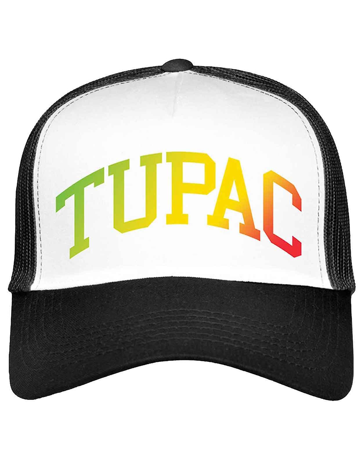 Tupac Gradient Logo Trucker Cap