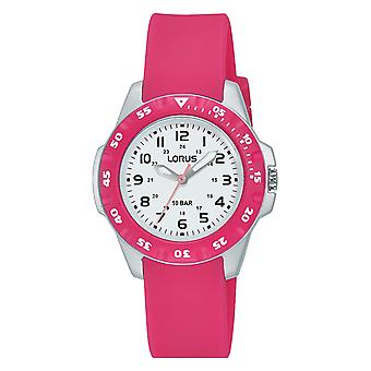 Lorus kids Analog Quartz Kids Watch for Kids with RRX59HX9 Silicone Bracelet