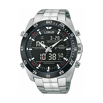 Lorus digital man Analog / Digital Quartz Men's Watch with Stainless Steel Bracelet RW611AX5
