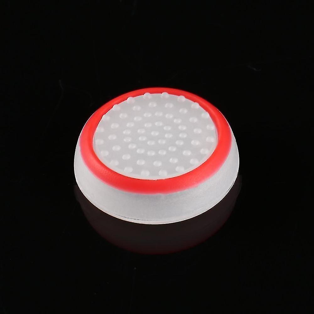 White red Game Accessory Silicone Thumb Stick Grip Caps Protect Cover