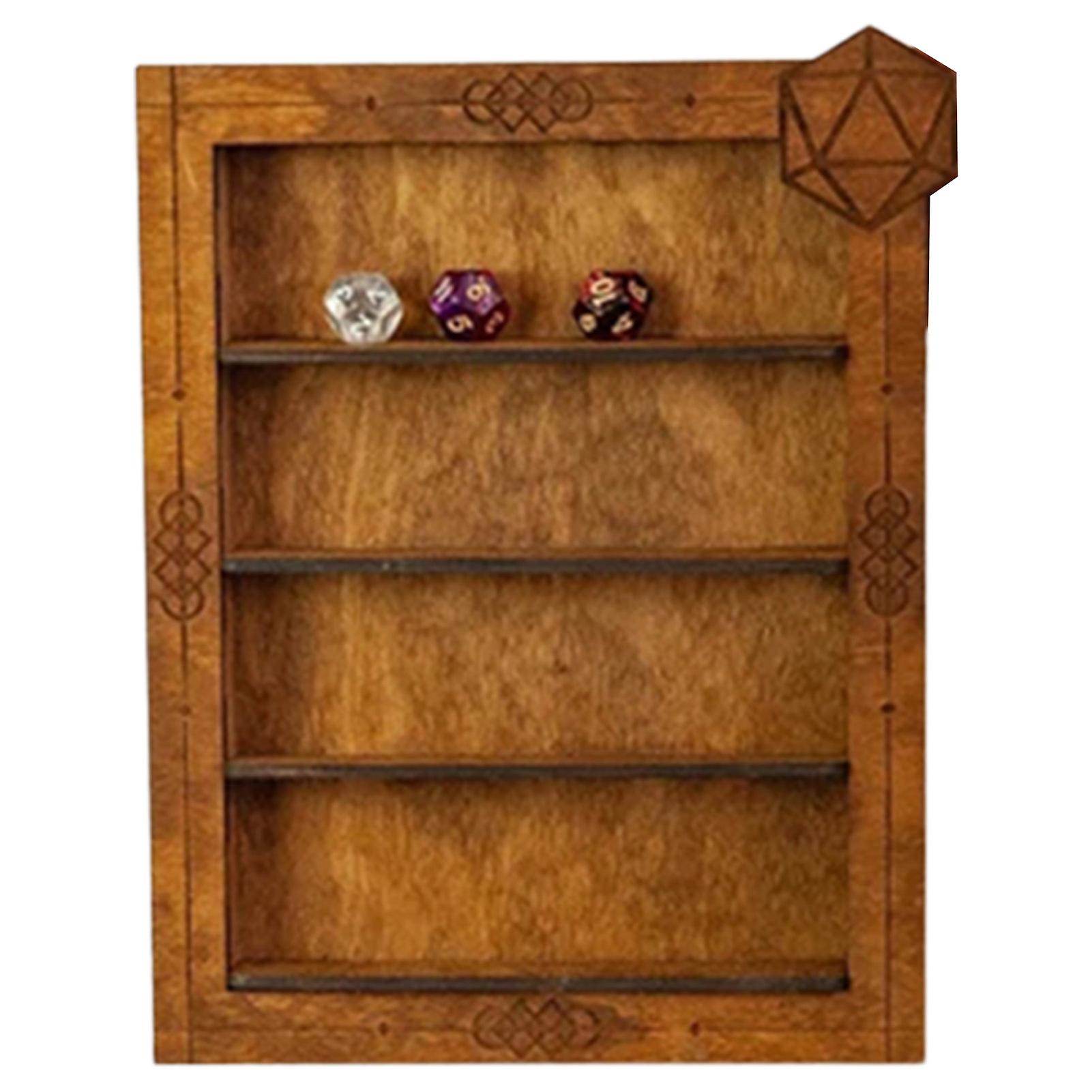 Wooden Dice Display Stand Dice Storage Stand For Game Perfect For Rpg And Tabletop Gaming