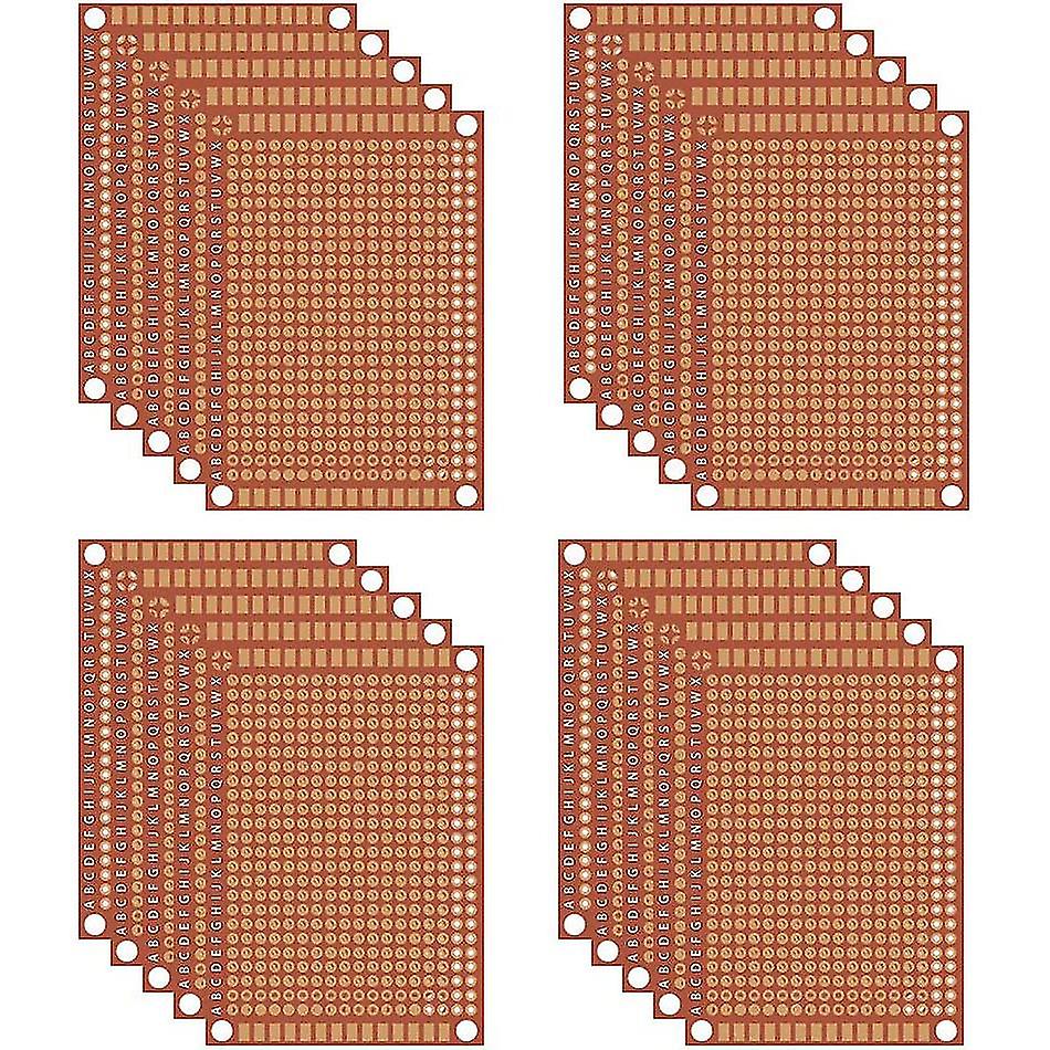 20Pcs Copper Perfboard Paper Composite Pcb Board 5 X 7 Cm Universal Breadboard Single Sided Printed Circuit Board