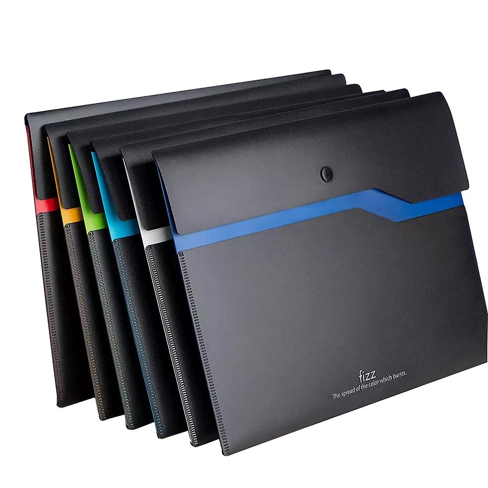 6pcs/set  Filing Product A4 File Holder Organizer 2-layer Document Bag