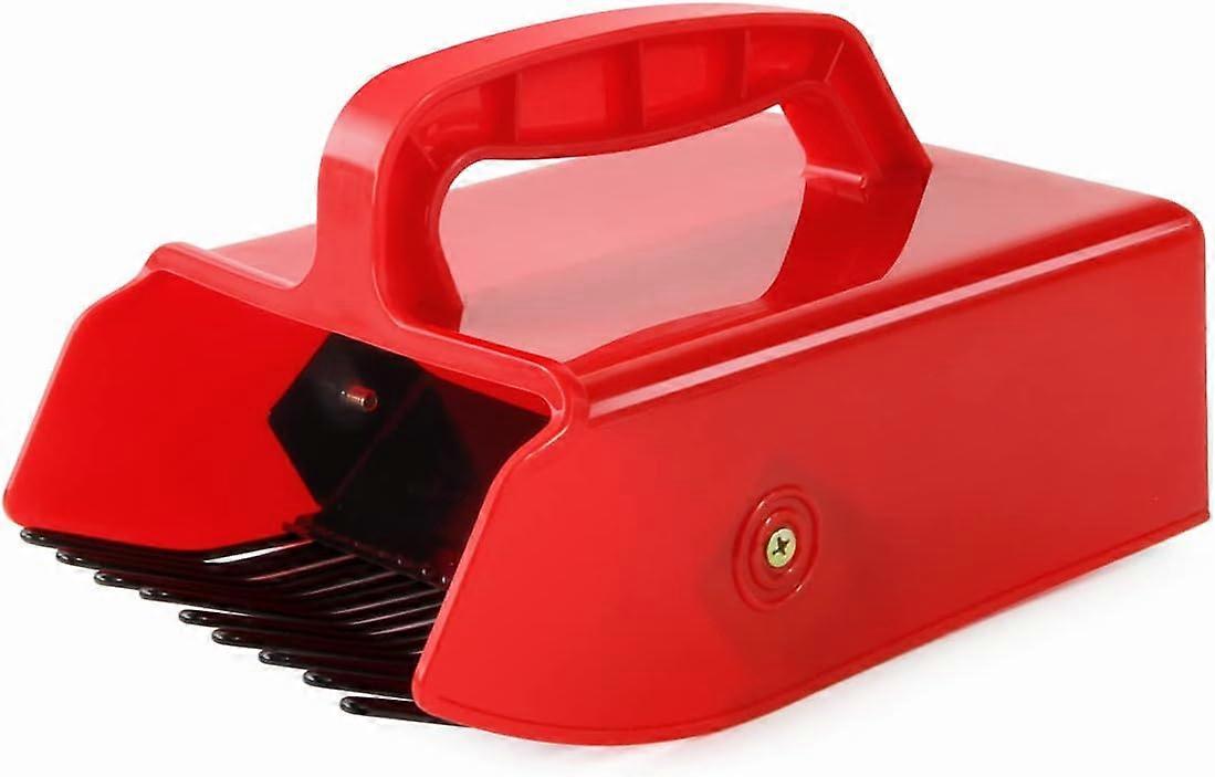 Blueberry Comb - Berry Scoop - Plastic Berry Picker Tools Blueberries and Blackcurrants (Red)