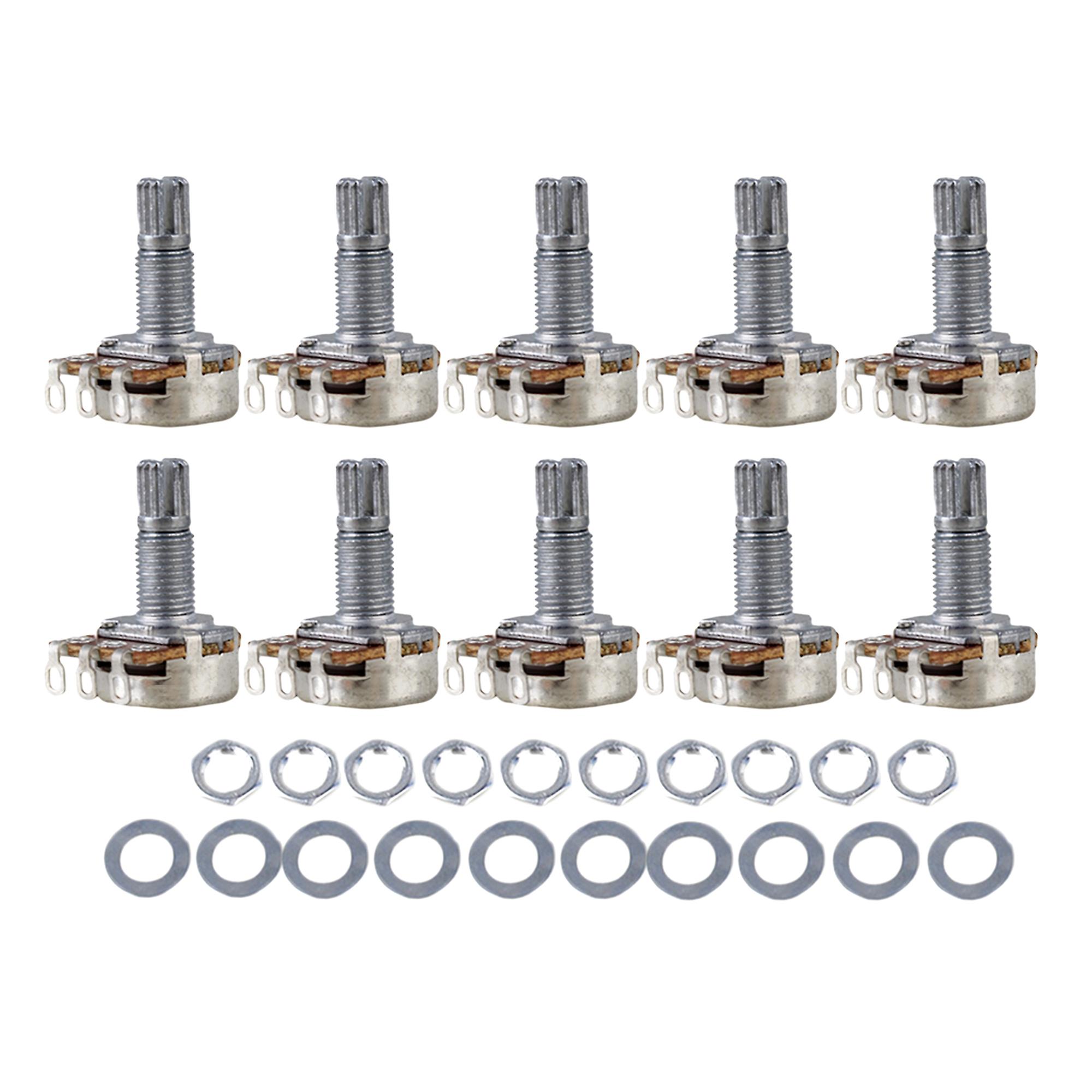 1 set of 10 A250K OHM Audio volume Guitar Potentiometer
