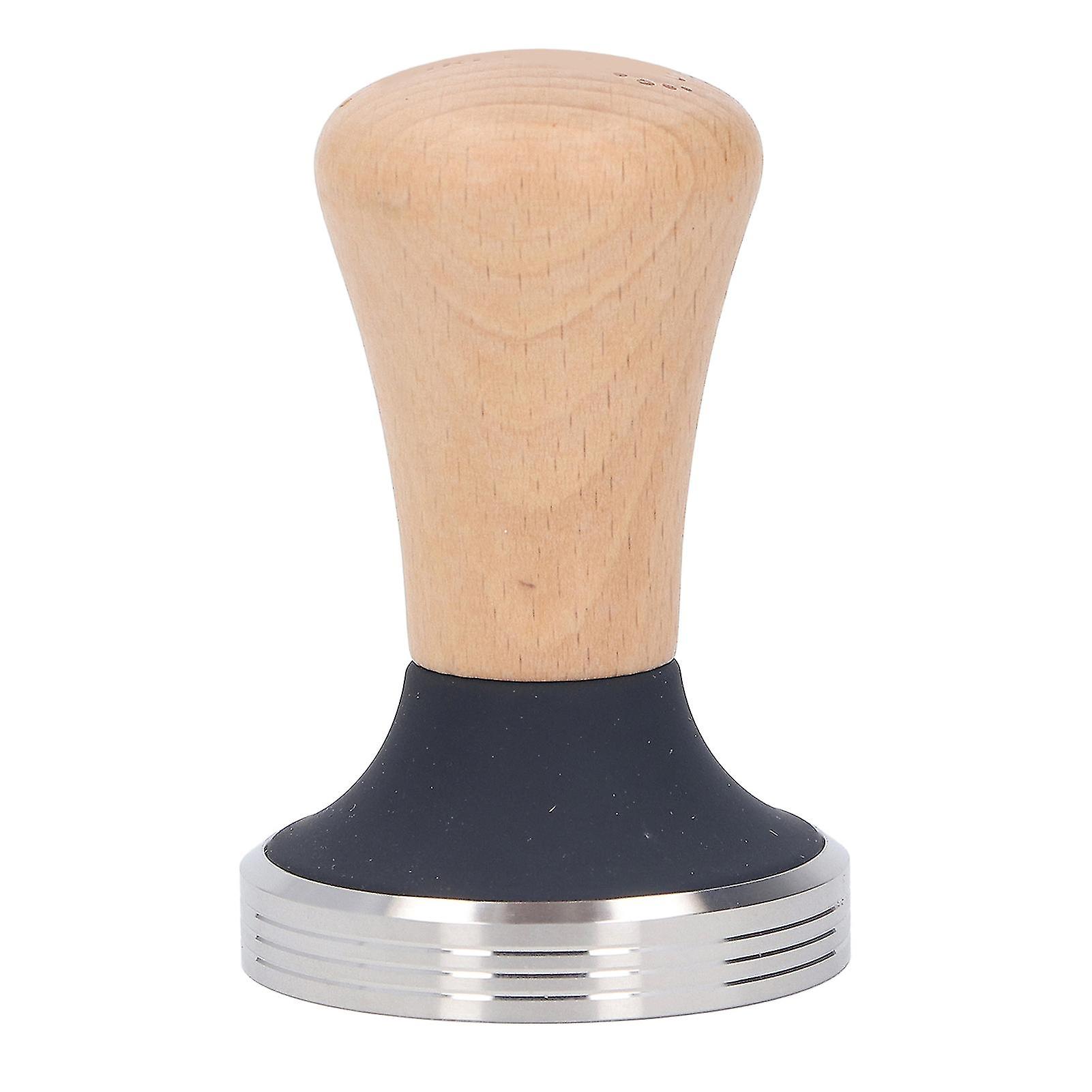 Even Coffee Tamper, Safe, Convenient and Comfortable Coffee Tamper Tool for Kitchen, Black, 51mm/2in