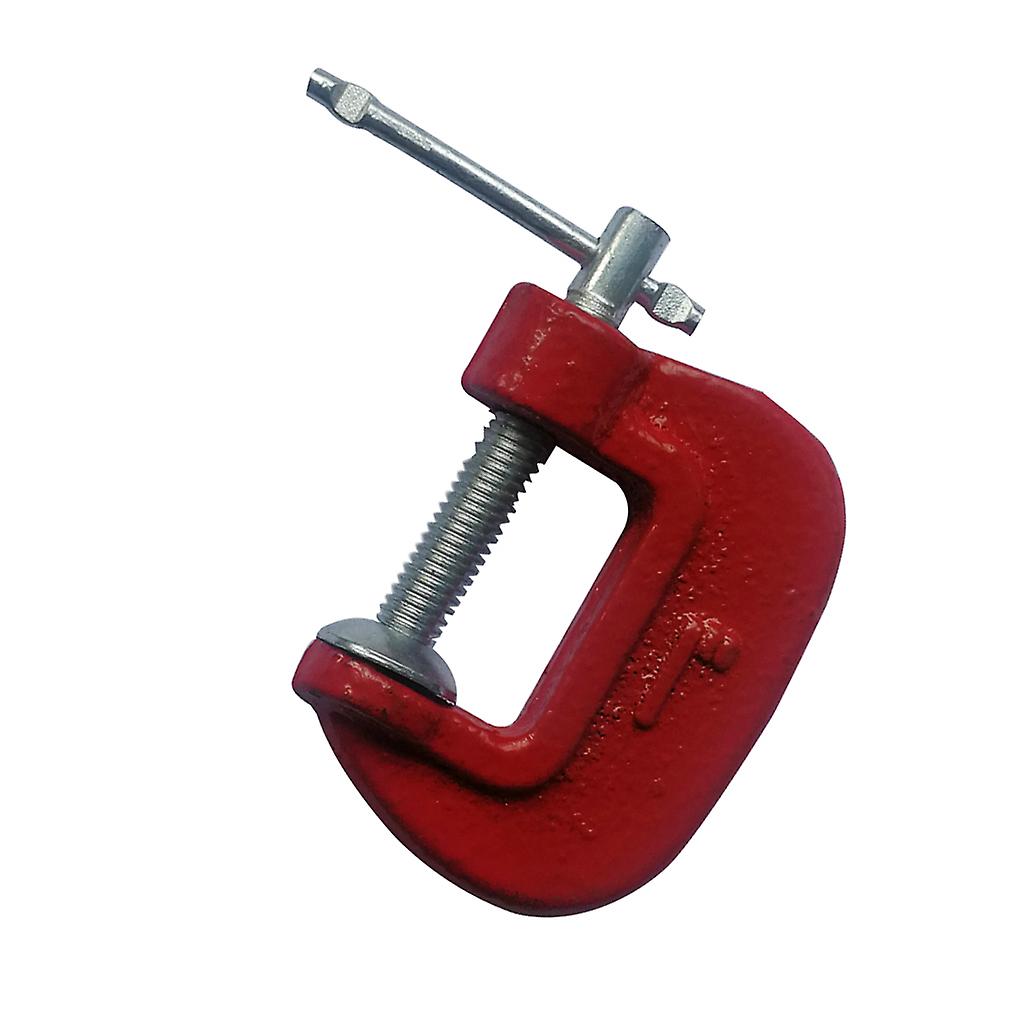 Heavy Duty C Clamp G Clamp Iron Frame With Steel Spindle & Handle 1 Inch