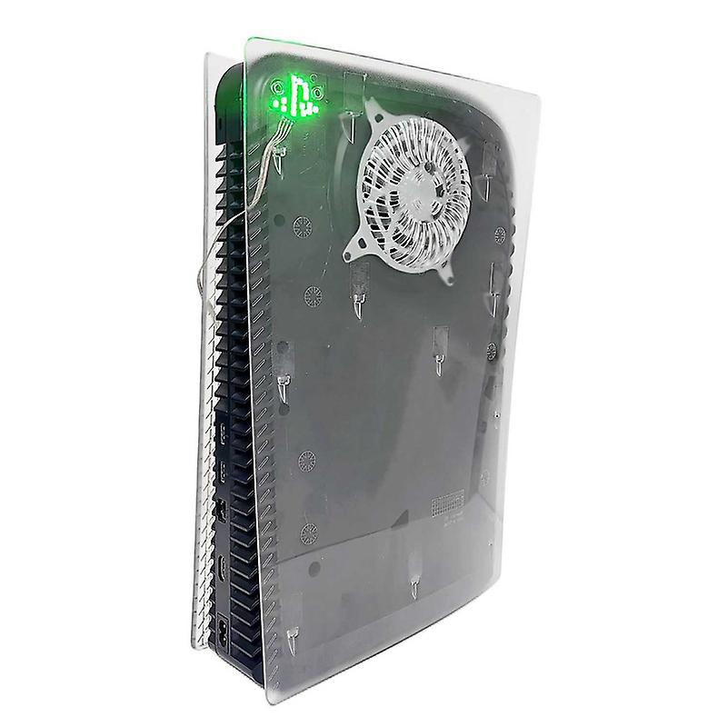 Shell for Disc Edition Transparent Clear Faceplate Cooling Vents Game Console Hard Replacement Shel