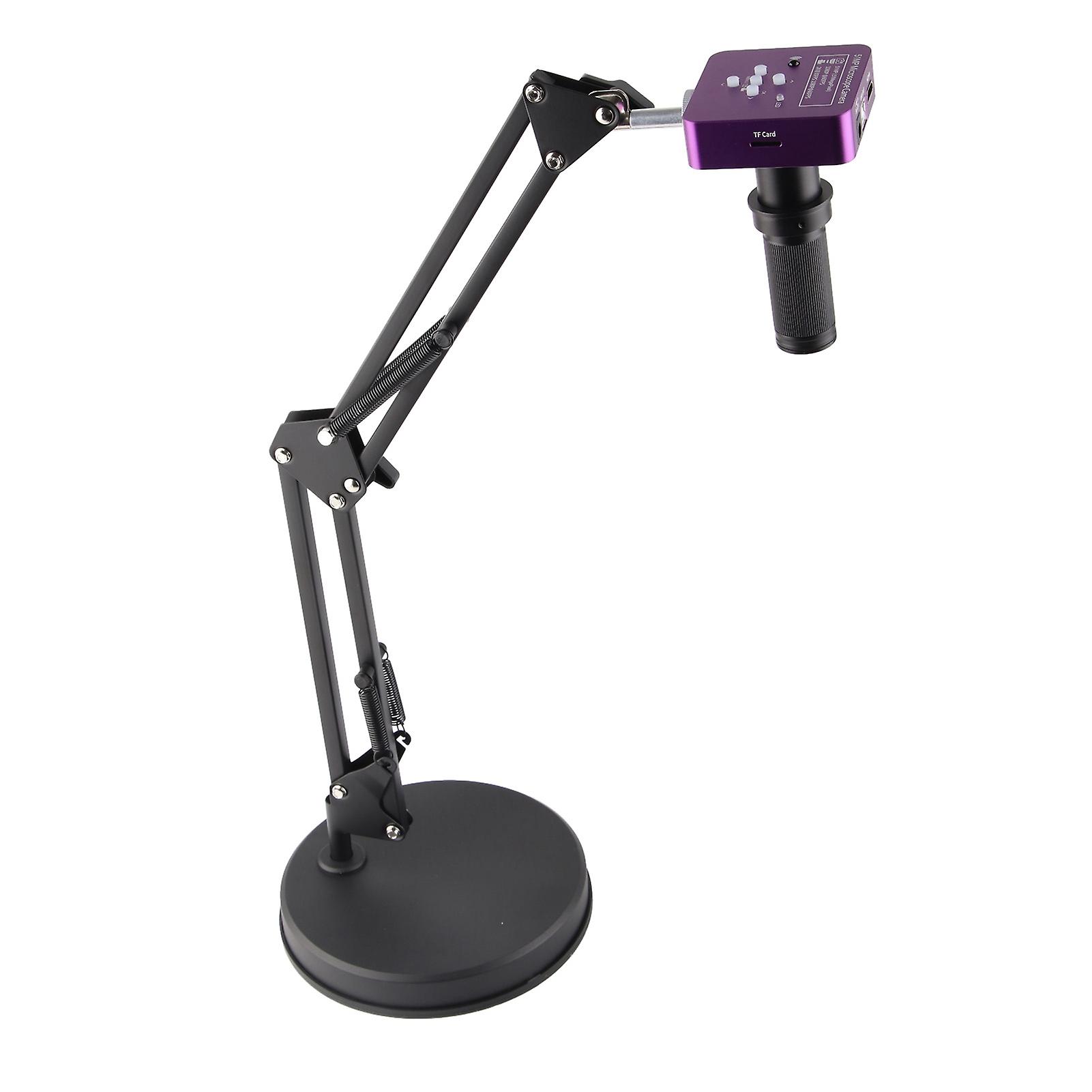 Industrial Microscope Camera 51MP 150X Round Chassis Adjustable Stand Electronic Microscope Camera