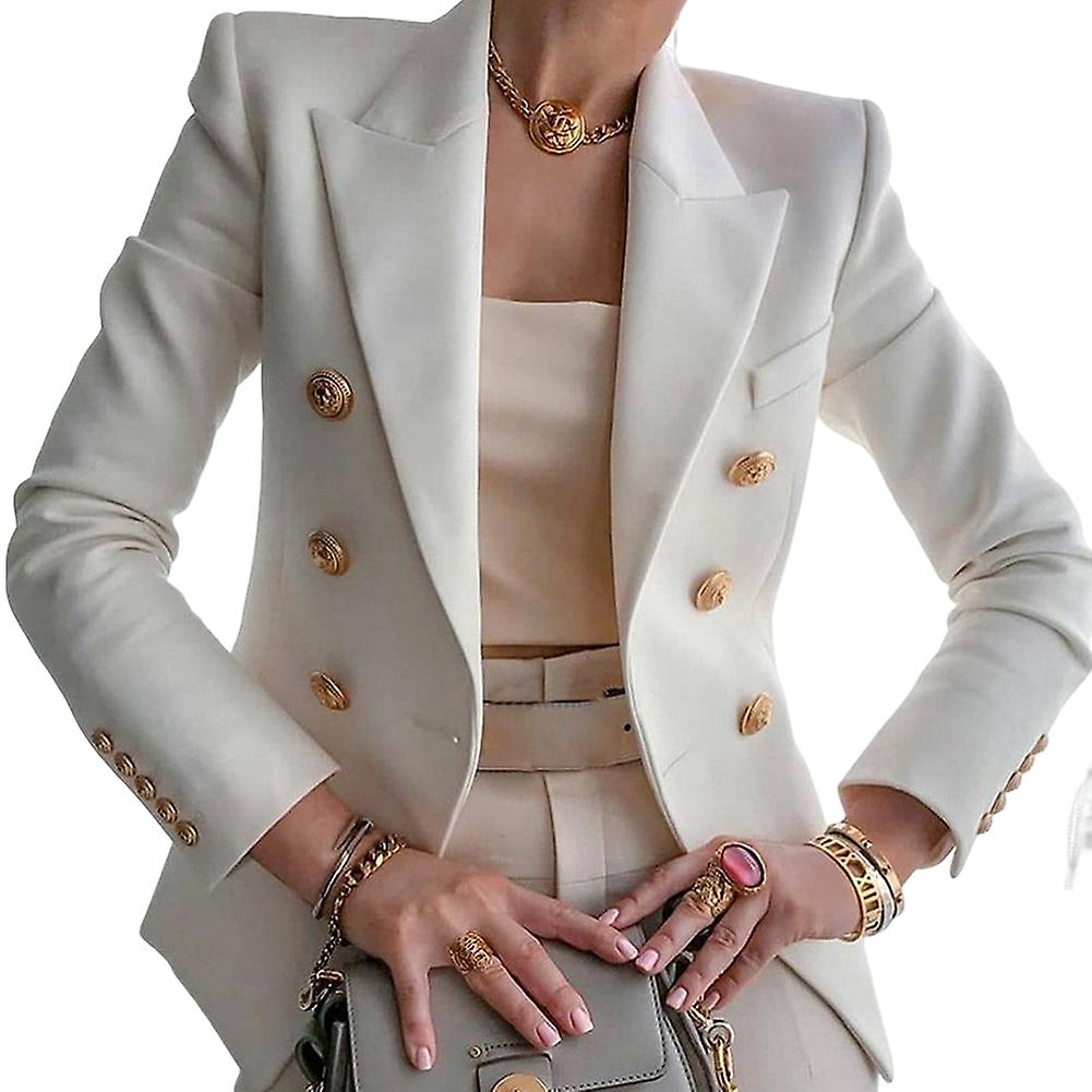 Simple Slimming Suit Coat Soft Comfortable Long Sleeve Jacket for Indoor Outdoor