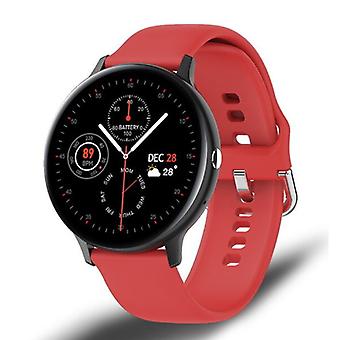 Lige Sport Smartwatch - Silicone Strap Fitness Activity Tracker Watch Android - Red