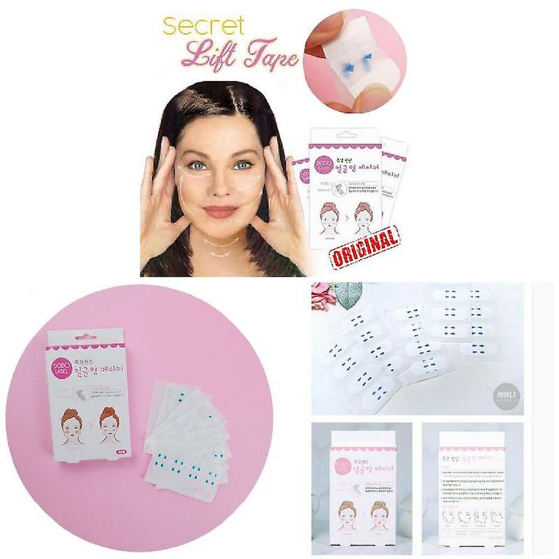 40Pcs/Box Secret Lift Tape Effective Face Sticker Thin Invisible Chin Patch