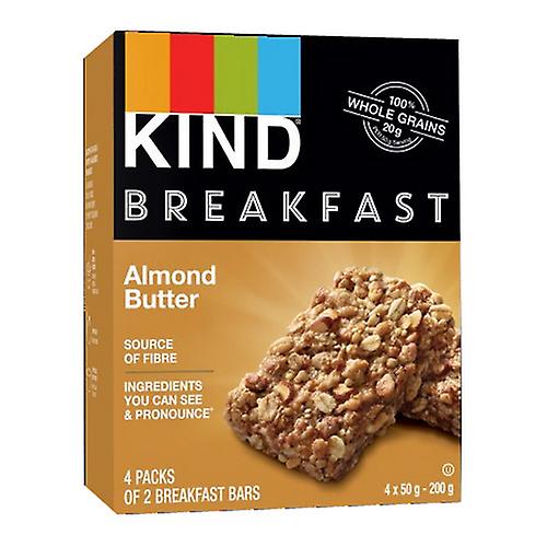 Kind Amandelboter Ontbijtreep, 4 pakjes