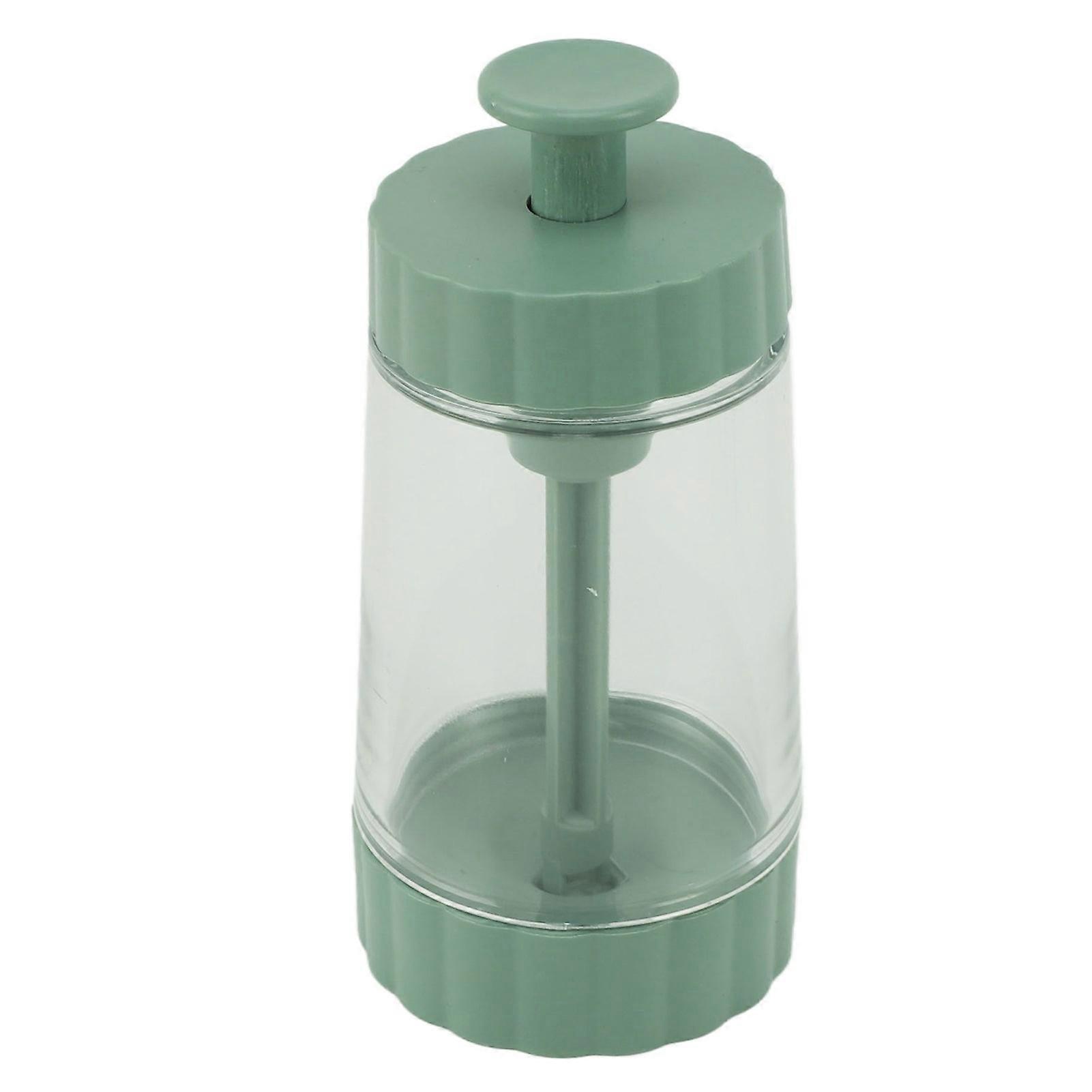 0.5g Measuring Spice Jar Green Adjustable Seasoning Container Anti-Moisture Salt Dispenser Transparent Durable Material Compact Design Easy Measuremen