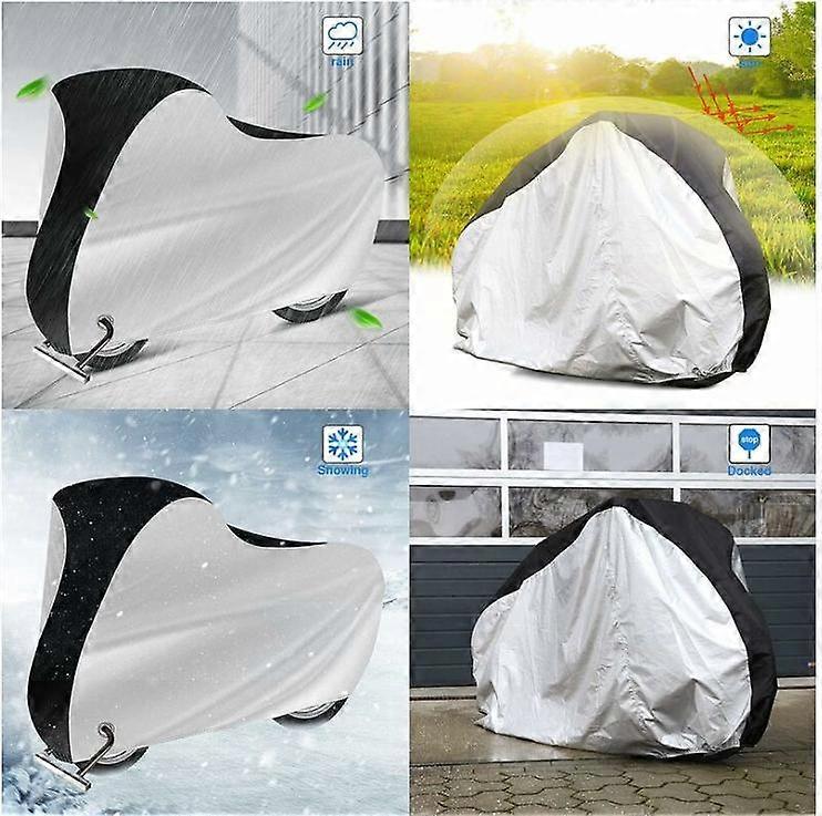 thumbnail image 2 of NEVERLAND Waterproof Bike Cover For 1-3 Bikes - Outdoor Rain Dust UV Protector With Storage Bag 2 of 6