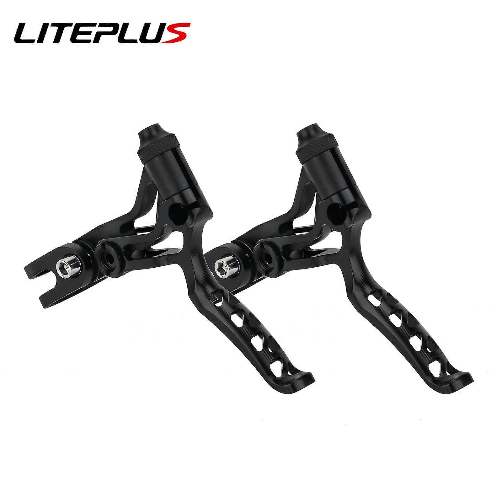 Liteplus bicycle brake lever is ultra-light 77g hollow aluminum alloy Cnc 1 pair for BMX MTB folding bicycle brake parts