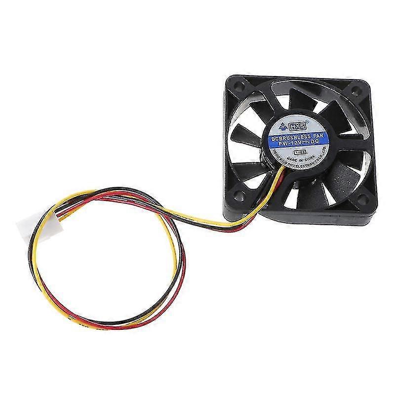 50mm Silent Cooling Fan 12v 3pin 5010 Dc Brushless Quiet For Pc Computer Case