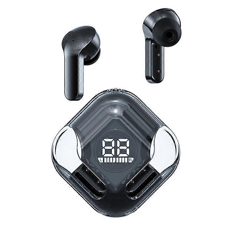 tm12 1 Pair Bluetooth Headset Wireless In-Ear Headphone Touch Control Earphone (Without CE) - Black