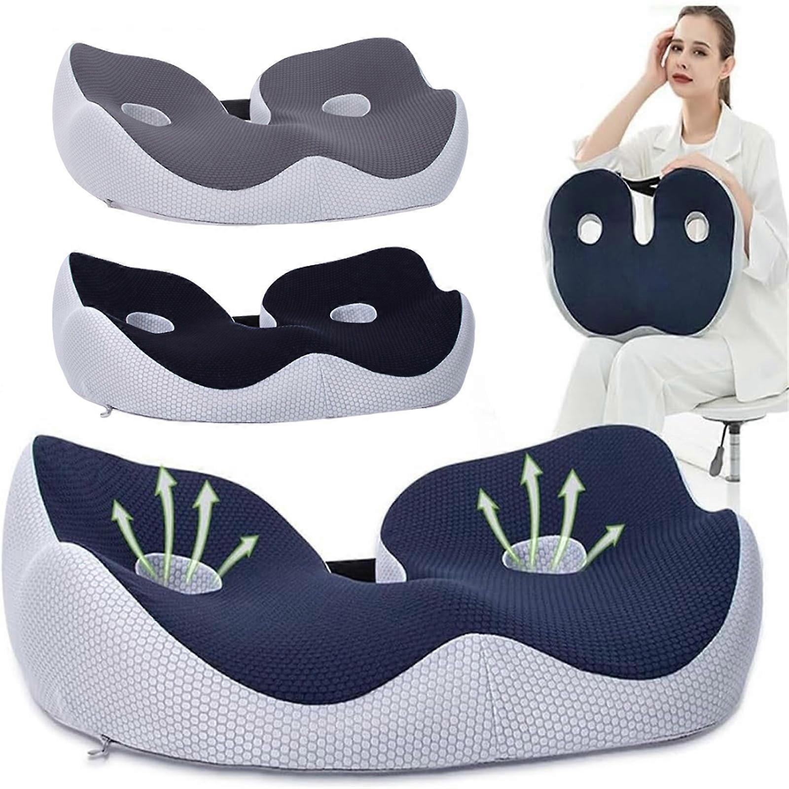 Memory Foam Seat Cushion Ultra Comfy By Outfany Ergoseat Welnax Orthosoothe Brand New