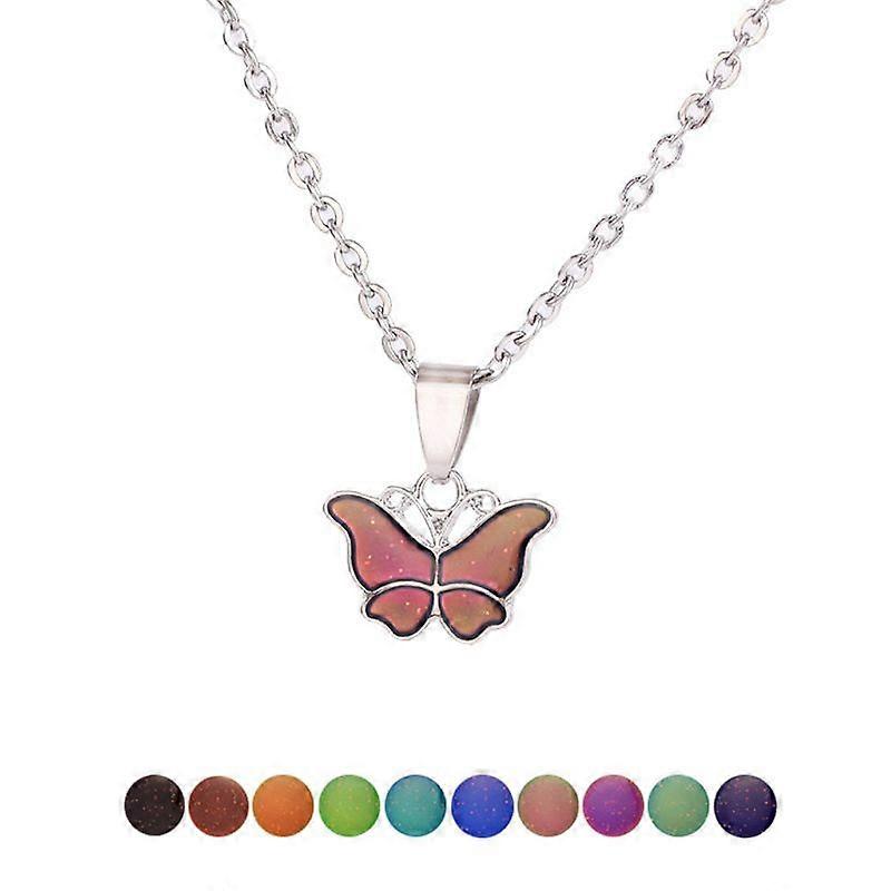 Mode Emotion Feeling Mood Collier Papillon Gemstone Color Change Collier