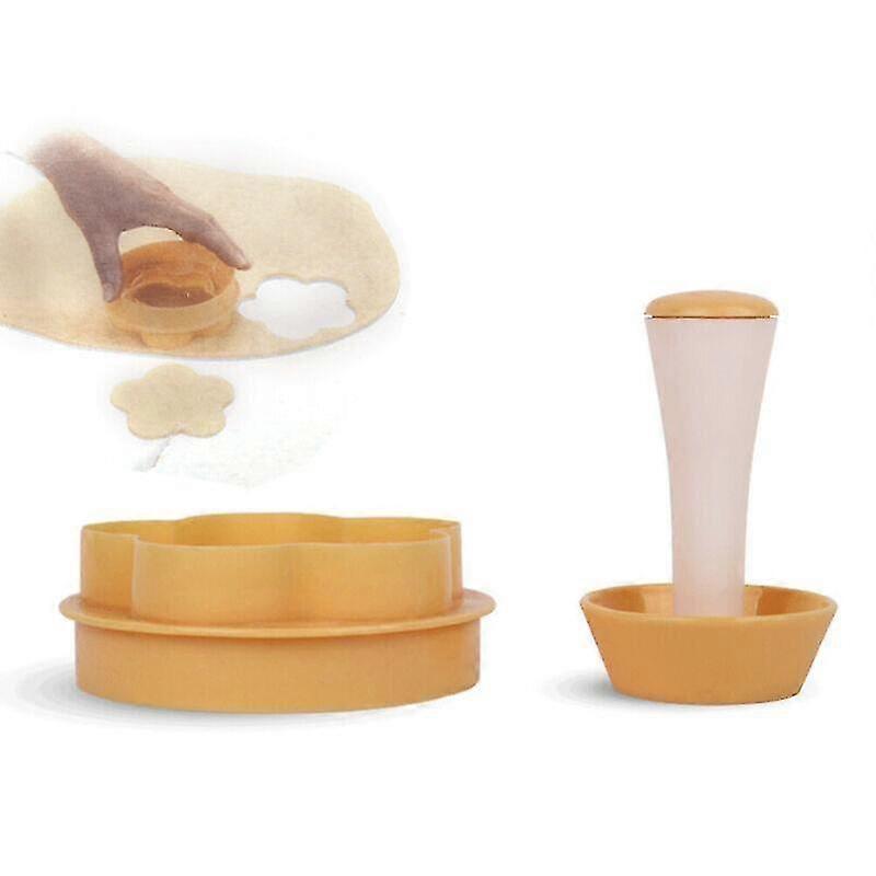 cake mould decorating plastic molding 2pc/set baking flower