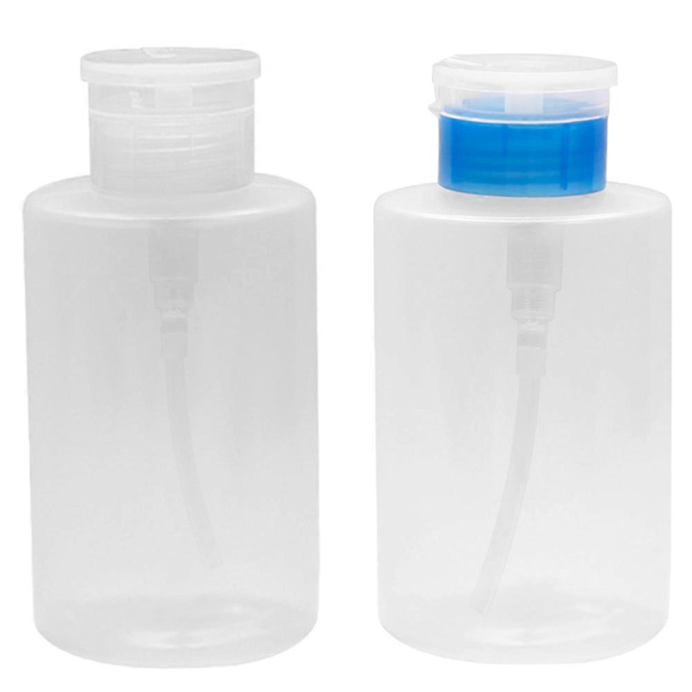2Pcs Nail Polish Remover Bottles Empty Liquid Storage Bottles Travel Empty Bottles