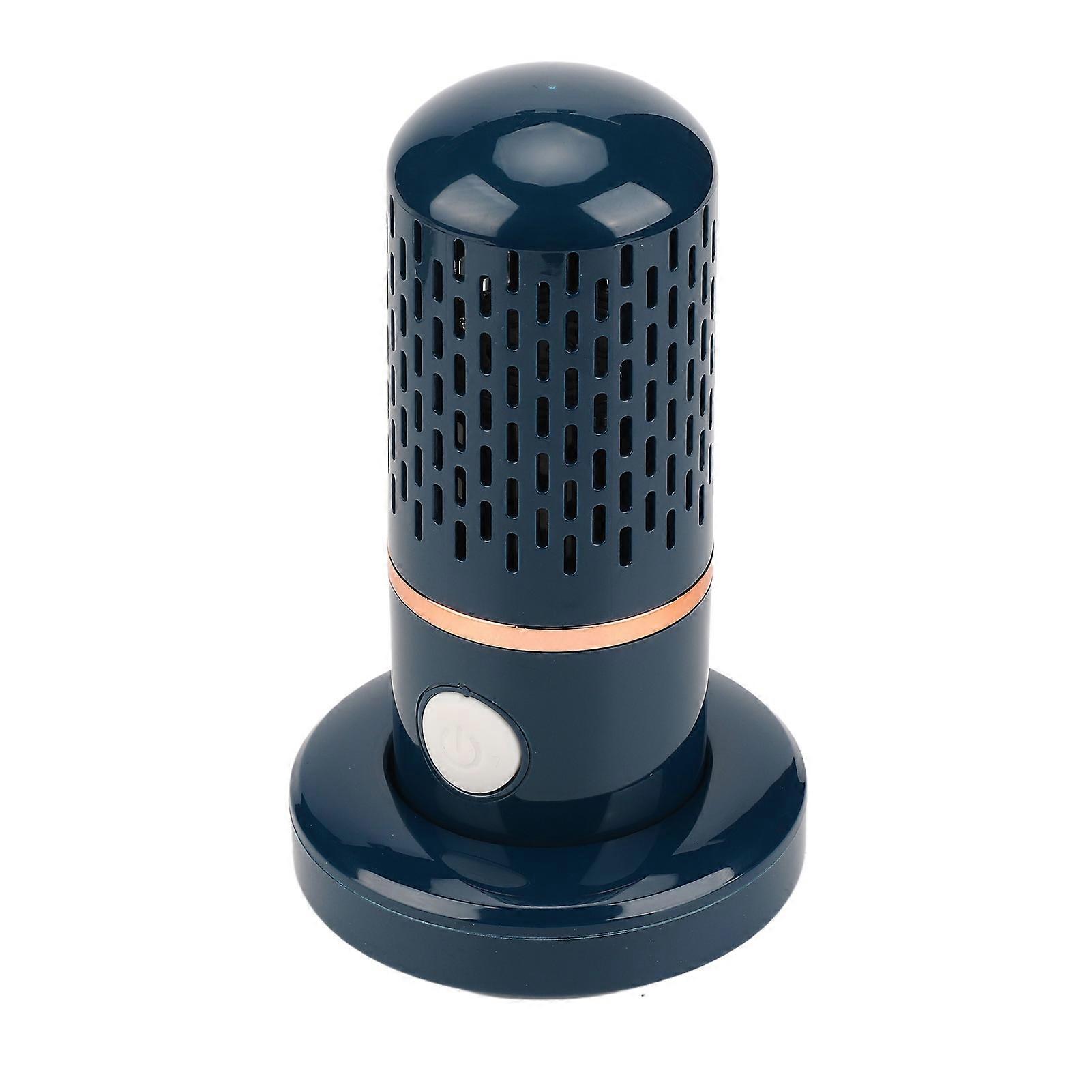 Vegetable Washing Machine Multifunction Wireless USB Charging Auto Capsule Fruit Purifier for Kitchen Blue