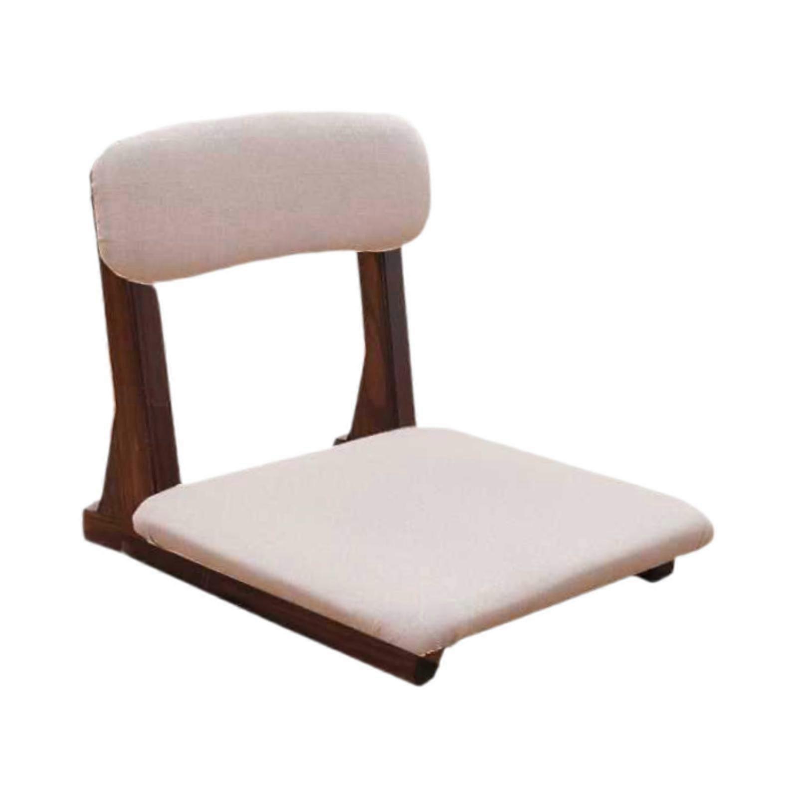 Legless Tatami Chair Soft Back Rest Chair for Bay Window Furniture Traveling Style A