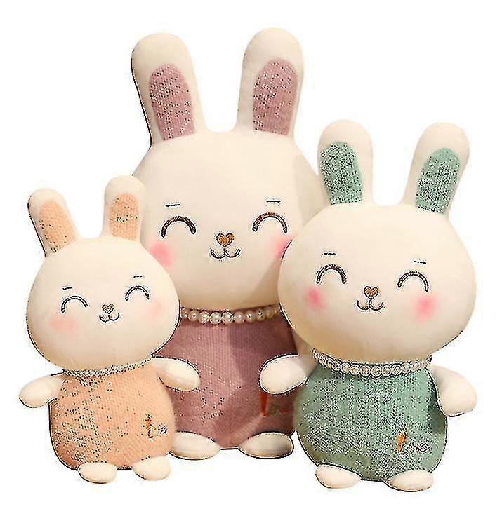 かわいいスマイリーパールウサギ人形子供用人形ぬいぐるみおもちゃキャッチマチA