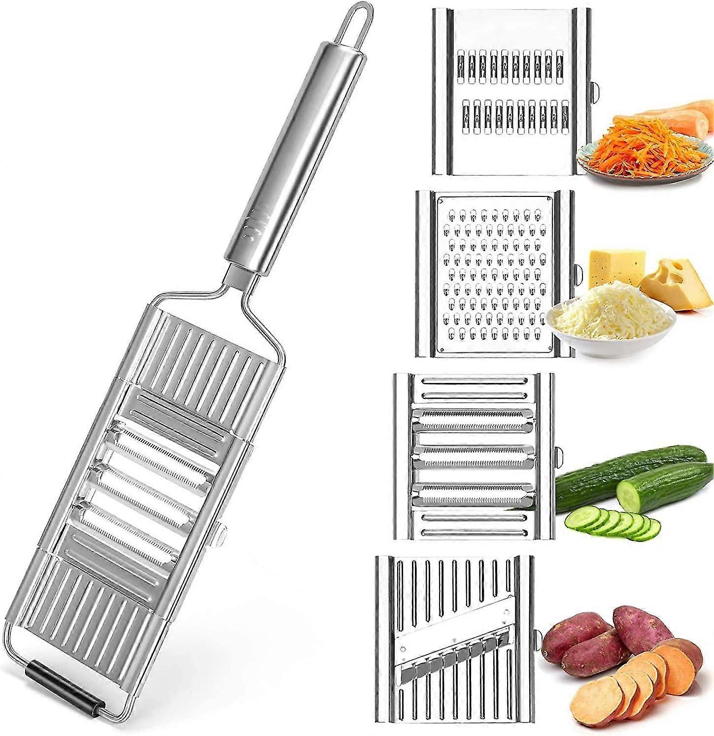 Vegetable Cutter, Vegetable Cutter Kitchen Rapeseed 4 In 1 Grater
