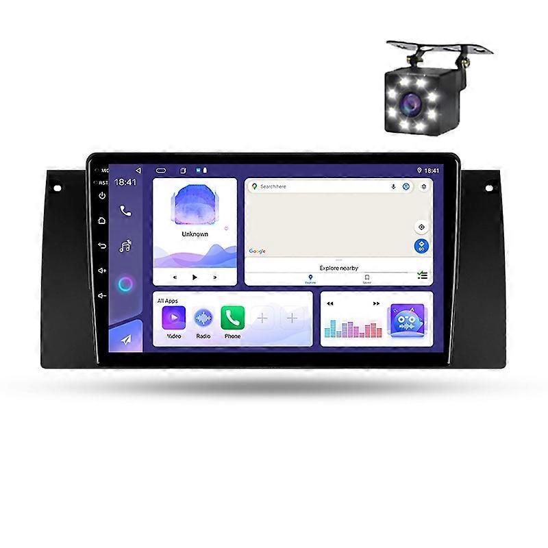 For BMW X5 E39 E53 1999-2006 Radio Multimedia Video Player Carplay Navigation GPS