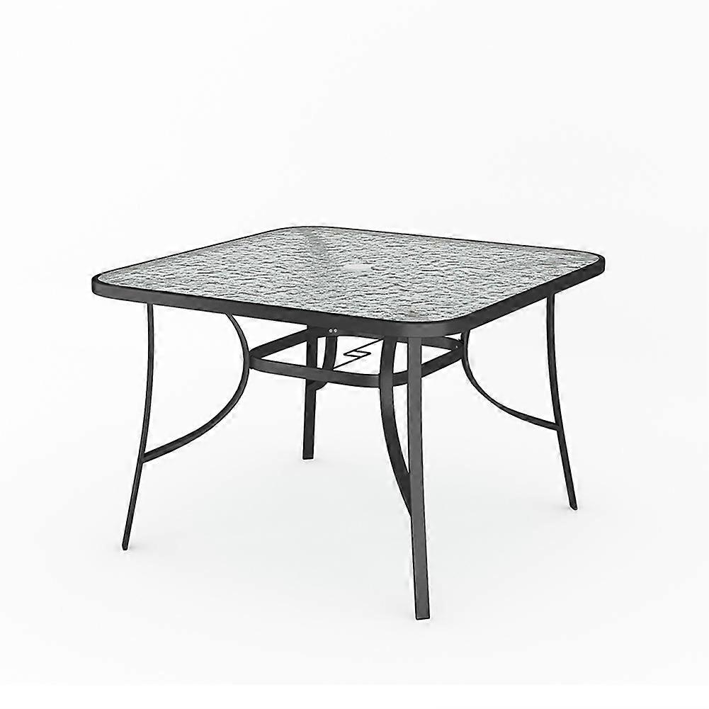 105CM Garden Ripple Glass Table
