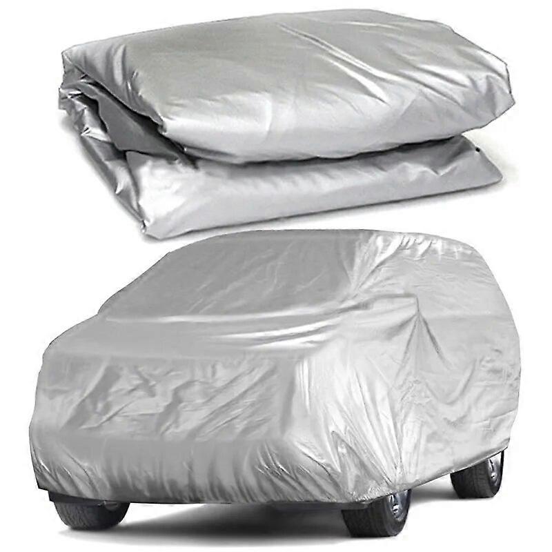 Cubierta de automóvil universal para sedán, camión, SUV, UTV, cubiertas de automóvil impermeables a prueba de polvo, cubierta de automóvil de cobertura total con protección UV, S / M / L / XL