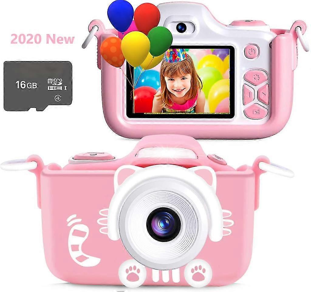 Kids Camera, Digital Photo Camera Selfie And Video Camera With Dual Lens