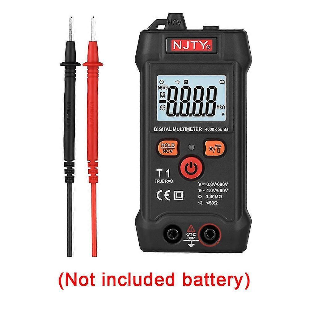 Mini Digital Smart Multimeter T1 Portable Electric Meter Automotive Profesional Tester True Rms Ncv 600v Ac Dc Voltage Tester
