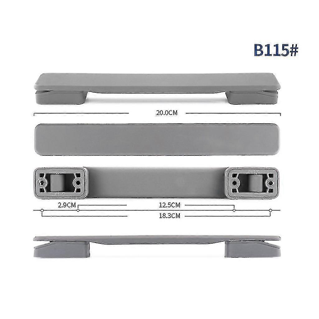 مقبض الأمتعة البلاستيك سحب مقابض قبضة استبدال قطع غيار لحقيبة السفر -zz