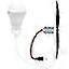 Micro Wind Generator Turbines Power With Bulb Teaching Model Kit Diy