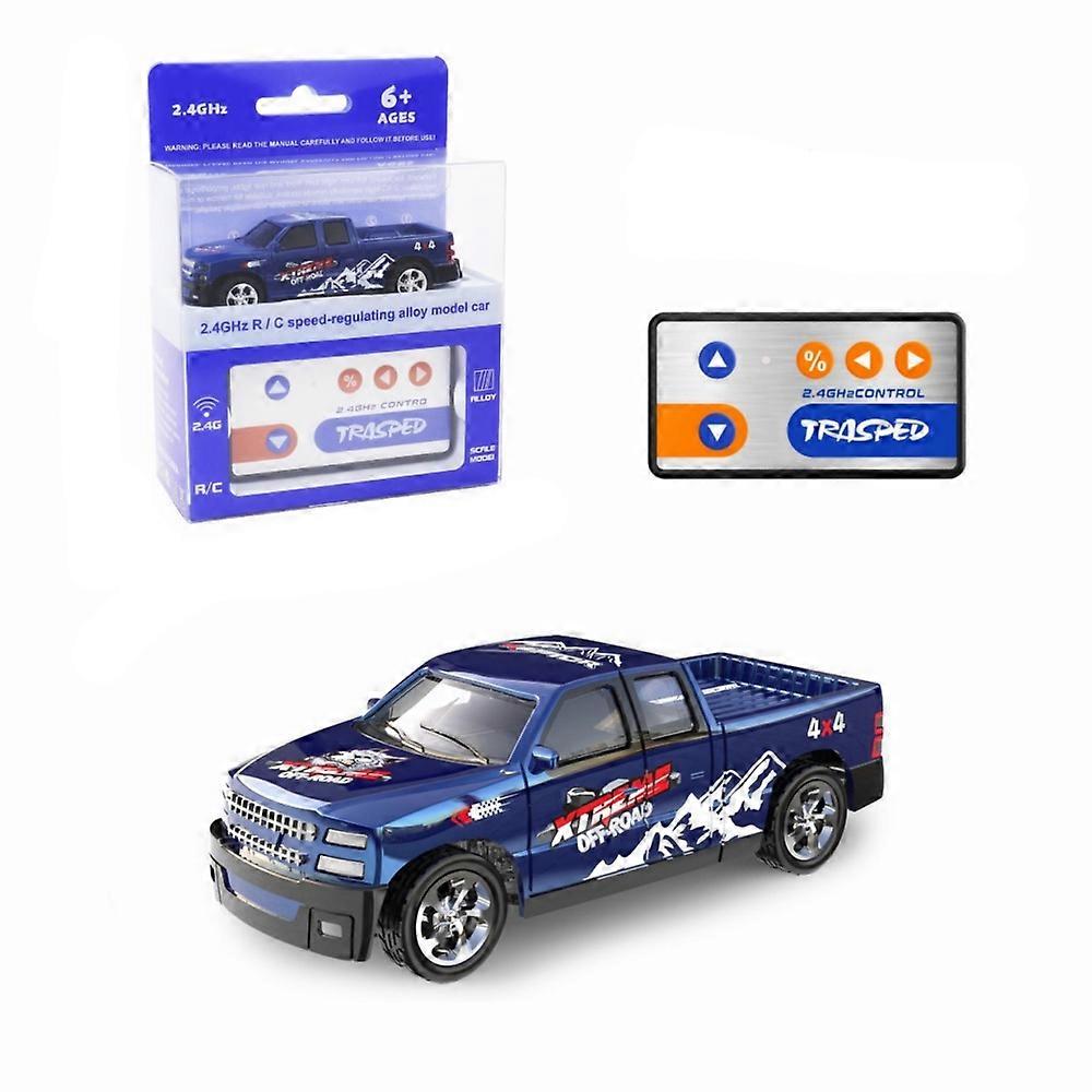 سيارة انجراف صغيرة RC ، شاحنة معدنية بمقياس 1/64 ، مركبة للتحكم عن بعد 4x4 على الطرق الوعرة