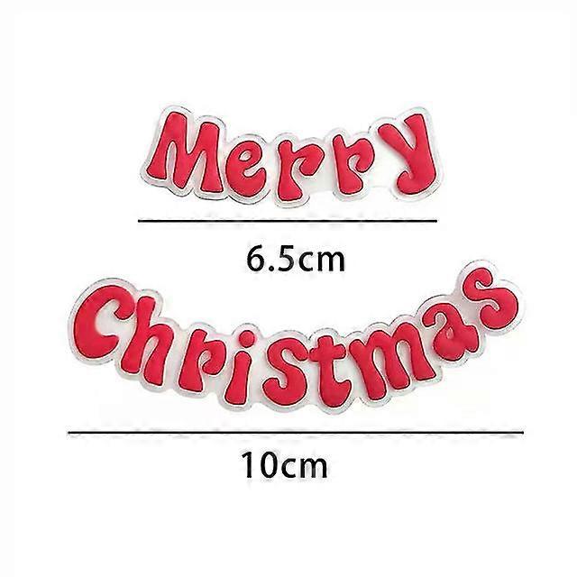 2024 جديد سعيد كعكة Toppers الكرتون سانتا كلوز DIY راتنج أطفال عيد الميلاد حزب كعكة توبر هدية عيد ميلاد الحلوى الديكور