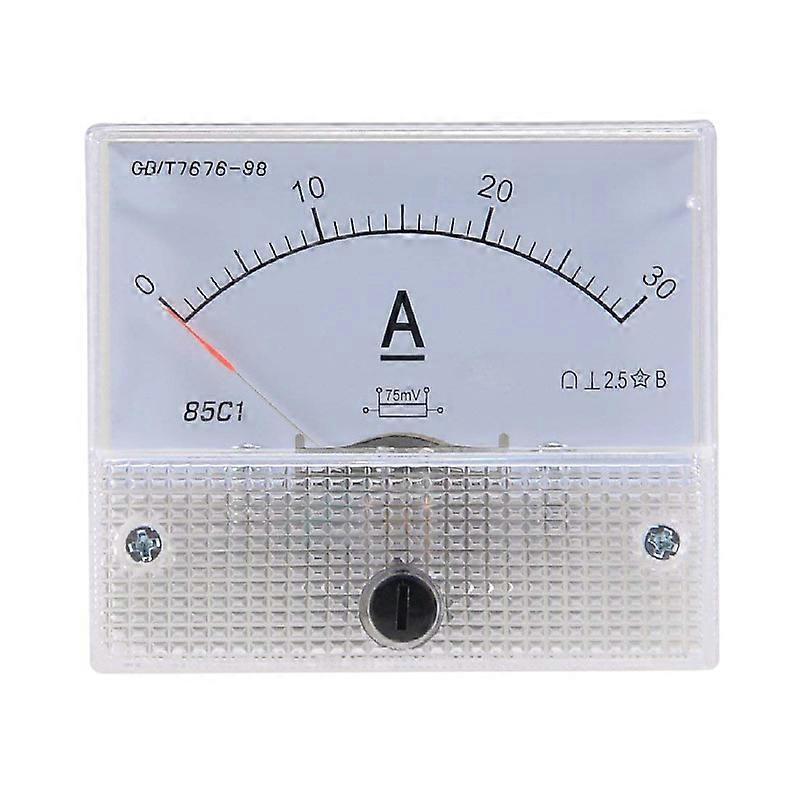 85C1-Dc 30a Dc Voltmeter Pointer Head Analog Ammeter Panel Meter