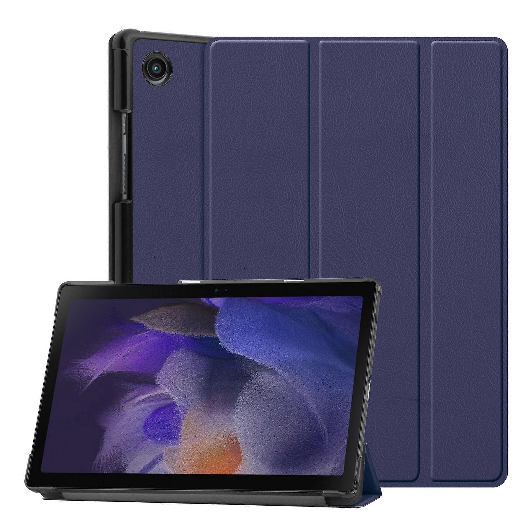 Samsung Galaxy Tab A9 Plus 11" 2023 Case, Slim Stand Hard Back Shell Protective Smart Cover with Auto Sleep Wake Feature, Dark Blue