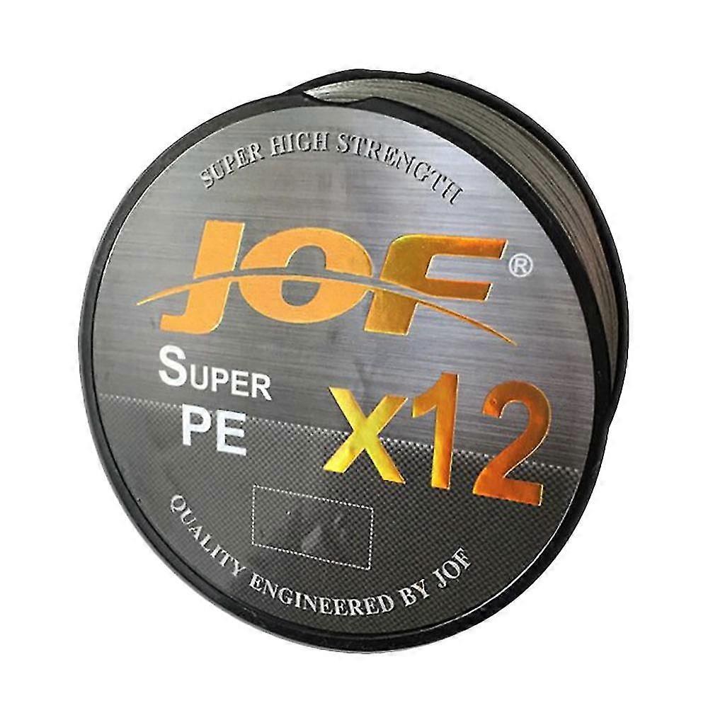 Jof Braided Fishing Line 12 Strands Abrasion Resistant Braided Lines Pe For Saltwater And Freshwate
