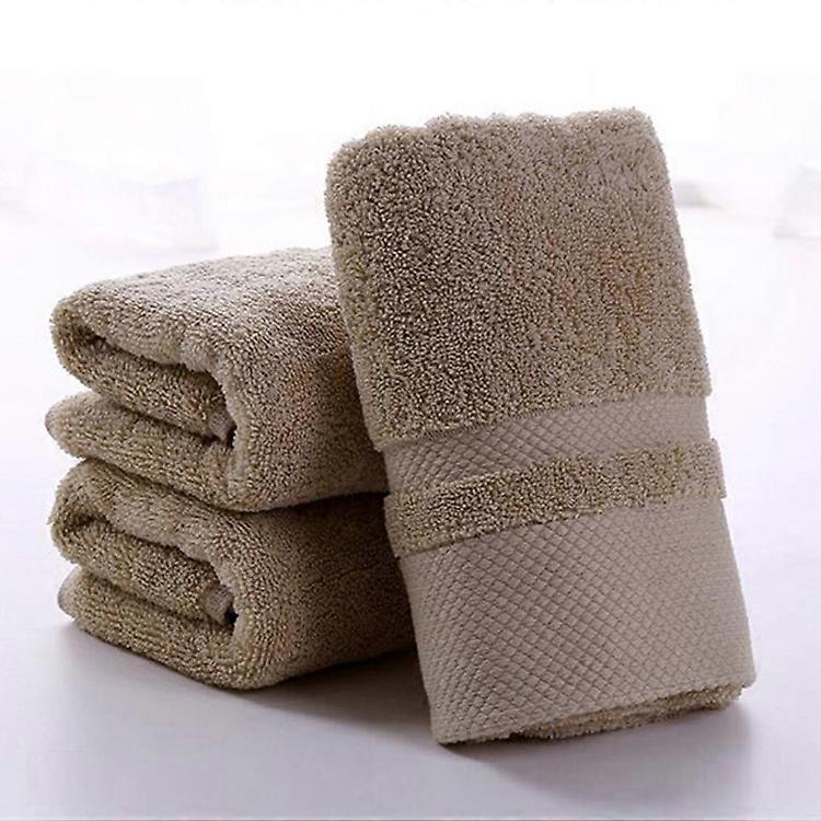 3pcs cotton towels simple thickened soft