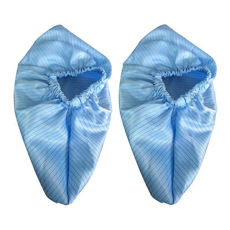 1 Pair Anti-slip Dustproof Anti-static Elastic Band Protective Boot Shoe Covers