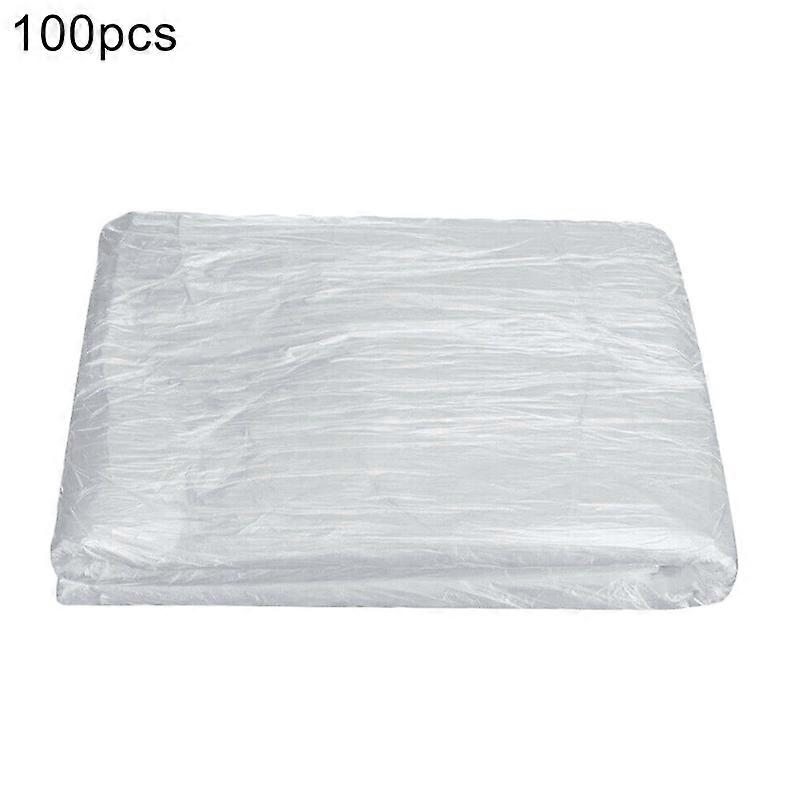 100Pcs Disposable Transparent Cosmetic Salon Sheets SPA Bed Table Couch Cover