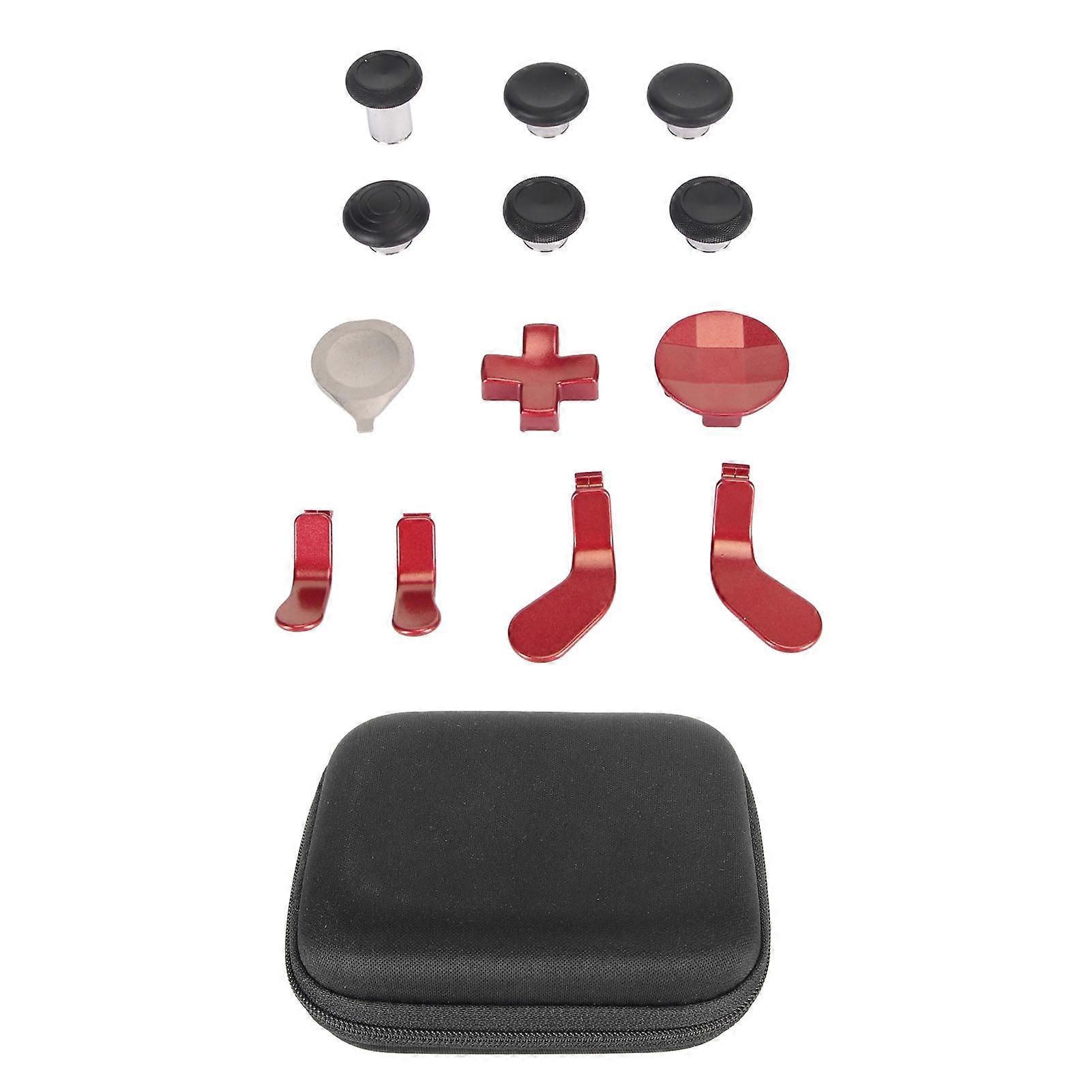 Αντικατάσταση Thumbsticks Kit Sensitive Magnetic Metal Thumbsticks για Xbox One Elite Series 2 Red YEMMA