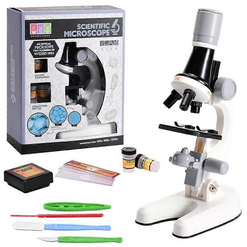 Biological Microscope 1200x Science Educatief LED Kit Lab Home Microscope